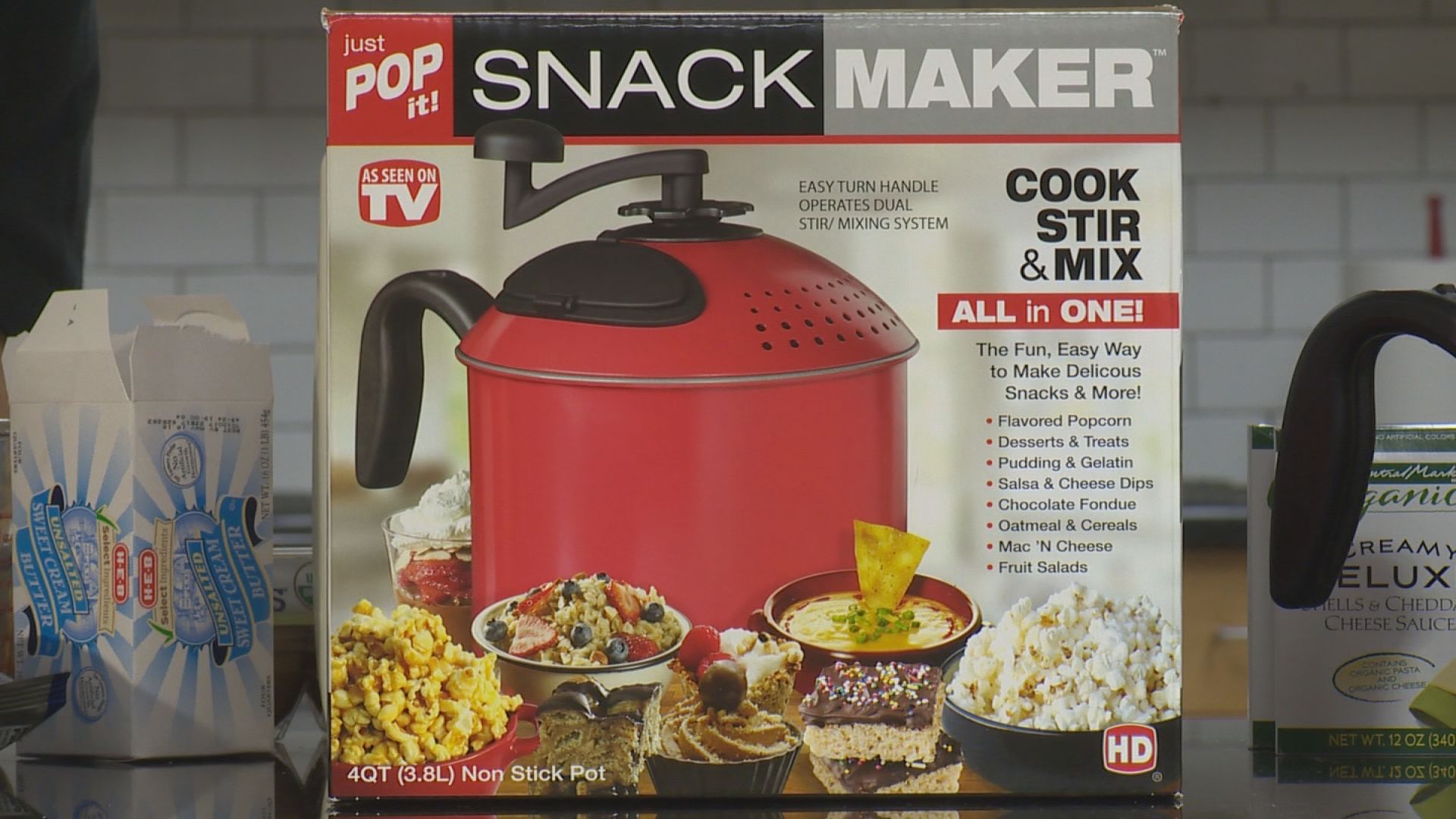 2 Test Just Pop It Snack Maker